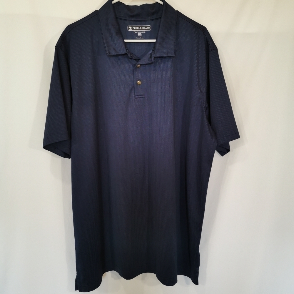 Pebble Beach Performance Golf Polo in Navy - Sz XXL Open To Offers